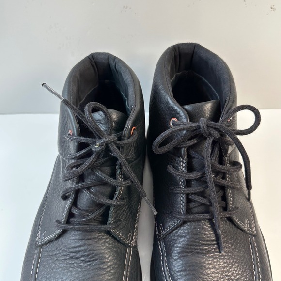 Clarks Gore-Tex Leather Ankle Boots Waterproof Lace Up Black Men\'s 11.5M main image 7